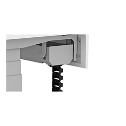 Seitenabdeckung für Kabelwanne, RAL 9005 schwarz Nr. SW.50521240B