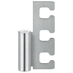 Simonswerk ZT-Rahmenteil, VARIANT® V 7900 WF VX-1, Stahl Flachkopf Edelstahl matt wartungsfrei, Rollenlänge: 48,5mm, Rollen Ø 15mm, DIN-Richtung: Links Nr. 5 011228 2 04002