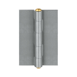 Simonswerk Metalltür-Konstruktionsband, KF 1, 95mm, Stahl mit losem Messingstift, 2tlg., blank Rollen Ø 13mm, Stift Ø 7mm, DIN-Richtung: Links-Rechts Nr. 500001987 / 5 140502 0 00207