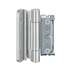 Simonswerk HT-Band, BAKA® Protect 4030 3D FD MSTS, 2tlg., Stahl Flachkopf, verkehrsweiß pulverbeschichtet Gleitlager, Rollenlänge: 140mm, DIN-Richtung: Links-Rechts Nr. 500001503 / 5 080827 0 07085