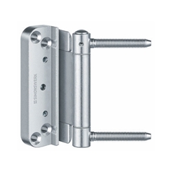 Simonswerk HT-Band, BAKA® Protect 2040 2D-15 FD MSTS, Stahl Flachkopf, 2tlg., verkehrsweiß pulverbeschichtet Gleitlager, Rollenlänge: 93mm, DIN-Richtung: Links-Rechts Nr. 500001600 / 5 080922 0 07006