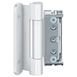 Simonswerk HT-Band, BAKA® Protect 2040 2D-15 FD MSTS, Stahl Flachkopf, 2tlg., verkehrsweiß pulverbeschichtet Gleitlager, Rollenlänge: 93mm, DIN-Richtung: Links-Rechts Nr. 500001600 / 5 080922 0 07006