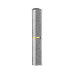 Simonswerk Tür-Profilrolle, KO 50, 100mm, 2tlg. mit Stahlstift, Stahl blank Flako, Rollen Ø 16mm, Stift Ø 9mm, zum Anschweißen, DIN-Richtung: Links-Rechts Nr. 5 180744 0 00208