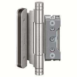 Simonswerk HT-Band, BAKA® Protect 4010 3D FD Basic, 2tlg., ER Designkopf, edelstahl matt gebürstet Gleitlager, Rollenlänge: 140mm, DIN-Richtung: Links-Rechts Nr. 500001859 / 5 120834 0 04085