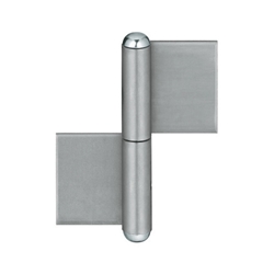 Simonswerk Metalltür-Konstruktionsband, KO 4, 140mm, Stahl mit losem Stahlstift, 2tlg., blank Rollen Ø 22mm, Stift Ø 14mm, DIN-Richtung: Links-Rechts Nr. 5 140556 0 00206