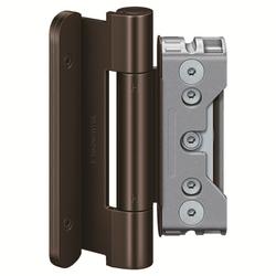 Simonswerk HT-Band, BAKA® Protect 4010 3D FD, 2tlg., Stahl Flachkopf, braun beschichtet Gleitlager, Rollenlänge: 140mm, DIN-Richtung: Links-Rechts (Satz a 3 Stück) Nr. 500001463 / 5 080822 0 07185