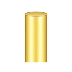 Simonswerk HT-Band, BAKA® C 1-20 WF ZK, 3tlg., Stahl Zierkopf, vergoldet poliert Rollen Ø 20mm, Rollenlänge: 86mm, DIN-Richtung: Links-Rechts Nr. 5 120511 0 03202