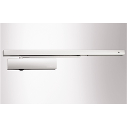 Geze OT-Gleitschiene, für Oben-Türschließer, Aluminium, TS 5000 R Bandgegenseite, silberfarbig eloxiert, aufliegend (PG:23) 120073