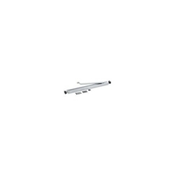 Geze OT-Gleitschiene, für Oben-Türschließer, ALU, TS 1500 G, Bandgegenseite, silberfarbig eloxiert, 1-flg., aufliegend, H 20,50mm, L 390mm (PG:13) 101885