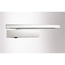 Geze OT-Gleitschiene, für Oben-Türschließer, ALU, TS 5000 E, Bandgegenseite, silberfarbig eloxiert, 1-flg., aufliegend, H 30mm, L 498,50mm (PG:23) 120039