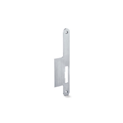 Geze Lappenschließblech, IQ Lock, ER, DIN Rechts, 24/60mm kantig, edelstahl, gebürstet, Türe stumpf, einflügelig, 270x24x3mm u. kürzbar (PG:53) 125201