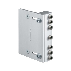 Simonswerk Bohrlehre, BAKA® Protect, 4000, Rahmen (nur für Bohrung) Anwendung für: Rahmenbohrungen BAKA Protect 4000 zu Band: BAKA Protect 4010 3D, 4010 3D FD, 4020 3D, 4020 3D FD, 4030 3D FD, 4040 3D FD, 4060 3D FD Nr. 5 251033 0 00001