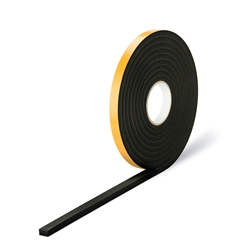 Isolier- und Vibrationsdämmband TN553 LR schwarz, 30x12mm einseitig selbstklebend 5m Rolle Nr. 312993