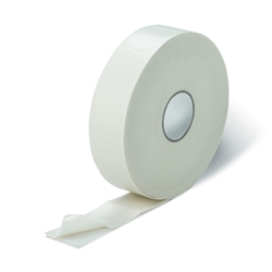 Dichtungs-Profil-Pads TN138 weiß perforiert selbstklebend 70x120mm 352 Stück Rolle Nr. 399298
