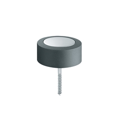 FSB Bodentürstopper, H 24mm, Ø 48mm, Edelstahl, 38 3878, Edelstahl fein matt Nr. 0 38 3878 00000 6204