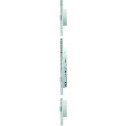 Assa OT-Selbstverriegelnde-Mehrfachverriegelung, Profilzylinder gelocht, 65/92/9, 24 kantig OneSystem 319N, mit Wechsel, DIN Links, verchromt matt einbruchhemmend, einflügelig Nr. 319N00016500000