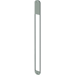 Assa OT-Distanzblech, MEDIATOR® Z65-60A35, DIN Links-Rechts, abgerundet, B 24mm, für Schließblech, Edelstahl, L 355,75mm, S 3mm Nr. Z65-60A35----01