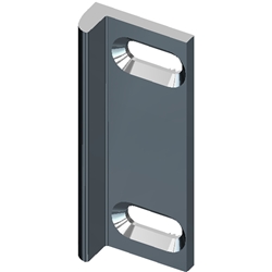 Assa Objekttür-Aufschraubstück, verzinkt S.642/5, für Türöffner, B 46mm, H 19mm, T 8,5mm Nr. S.642/50 40