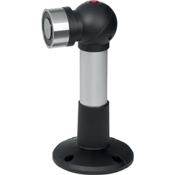Assa OT-Haftmagnet, für Türen, DIN Links-Rechts, Aluminium 830-5 BW2U, mit Distanzhalter, schwarz, silber eloxiert zum Anschrauben, 24V, DC, 500N Nr. 830-5BW2U---F90