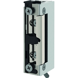 Assa Türrahmen-Elektro-Türöffner, mit Flachschließblech, DIN Links-Rechts 138WR, 12V, edelstahl , Schließblechl. 250mm, Schließblechb. 25mm, Schließblechs. 3mm Nr. 138WR--02135E91