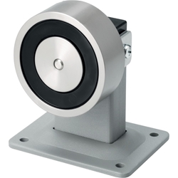 Assa OT-Haftmagnet, elektrisch, DIN Links-Rechts, Aluminium 830-8BWKU, grau beschichtet zum Anschrauben, 12V, DC, 800N Nr. 830-8BWKU---E90