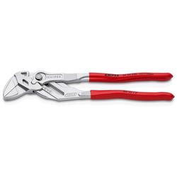 Knipex Zangenschlüssel Zange und Schraubenschlüssel in einem Werkzeug mit Kunststoff überzogen verchromt 250 mm Nr. 86 03 250
