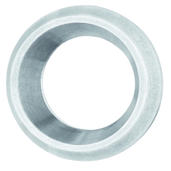 PZ-Zylinderabdeckrosette RAL 9005 schwarz Feinstruktur D 24,8mm H 6,7mm