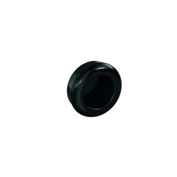 Hewi Muschelgriff, rund, Ø 60, 538.60ML, zum Einlassen, tiefschwarz, H 20mm, Einlassdurchmesser 55mm Nr. 538.60ML 90