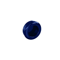 Hewi Muschelgriff, rund, Ø 60, 538.60ML, zum Einlassen, stahlblau, H 20mm, Einlassdurchmesser 55mm Nr. 538.60ML 50