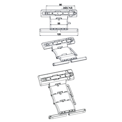 Wellenverbinder OCTOEASY , 1-gliedrig, angepasst auf Welle SW 60 Nr. H894A