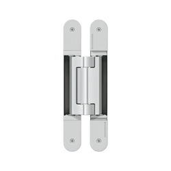 Simonswerk OT-Türband, TECTUS® TE 640 3D verdeckt liegend, 2tlg., Edelstahloptik beschichtet Öffnungswinkel 180°, DIN Links-Rechts, Gleitlager Nr. 500003997 / 5 400696 0 12602