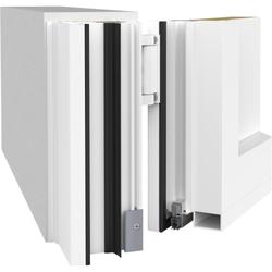 Athmer Türabsenkdichtung, 1083mm, Unidicht ES, eloxiert zum Einnuten, B 27mm, H 28mm, Hub 11mm, zweiseitig, ALU (mit Zubehör 5420) Nr. 1-302-1085