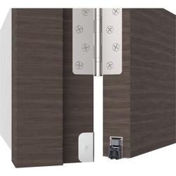 Athmer Türabsenkdichtung, 1083mm, Schall-Ex® OS, eloxiert zum Einnuten, B 35mm, H 30mm, Hub 12mm, einseitig, ALU (mit Zubehör 5503) Nr. 1-295-1085