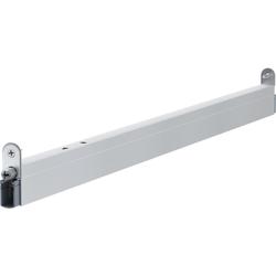 Athmer Türabsenkdichtung, 708mm, Schall-Ex® DUO L-15 WS, silber zum Einnuten, B 14,8mm, H 30mm, Hub 14mm, zweiseitig, ALU (mit Zubehör 5435) Nr. 1-382-0710