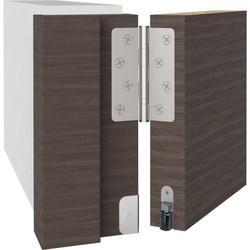 Athmer Türabsenkdichtung, 708mm, Schall-Ex® DUO L-15 WS, silber zum Einnuten, B 14,8mm, H 30mm, Hub 14mm, zweiseitig, ALU (mit Zubehör 5435) Nr. 1-382-0710