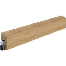 Athmer OT-Schiebetürdichtung, Schall-Ex® Slide Applic T L 930mm, eiche unbehandelt zum Anschrauben, B 21mm, H 54mm, Hub 5mm, Schlossseite, einseitig, ALU (mit Zubehör 5129) Nr. 1-718-0930