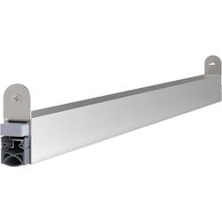 Athmer OT-Schiebetürdichtung, Schall-Ex® Slide M-20 WS L 1083mm, eloxiert zum Einnuten, B 19,7mm, H 30mm, Hub 12mm, Schlossseite, einseitig, ALU (mit Zubehör 5114) Nr. 1-556-1085