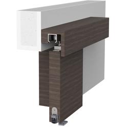 Athmer OT-Schiebetürdichtung, Schall-Ex® Slide M-20 WS L 1083mm, eloxiert zum Einnuten, B 19,7mm, H 30mm, Hub 12mm, Schlossseite, einseitig, ALU (mit Zubehör 5114) Nr. 1-556-1085