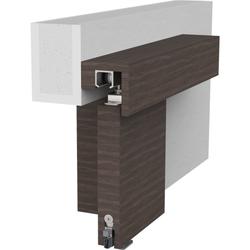 Athmer OT-Schiebetürdichtung, Schall-Ex® Slide\u0026Lock M-12 WS L 1083mm, eloxiert zum Einnuten, B 12mm, H 35mm, Hub 11mm, Schlossseite, einseitig, ALU (mit Zubehör 5105) Nr. 1-549-1085