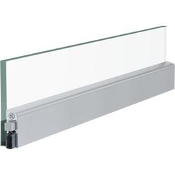 Athmer OT-Schiebetürdichtung, Schall-Ex® Slide GS-8 L 1208mm, silberfarbig eloxiert zum Kleben, B 14,6mm, H 44,5mm, Hub 11mm, einseitig, ALU (mit Zubehör 5115) Nr. 1-566-1210