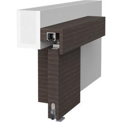 Athmer OT-Schiebetürdichtung, Schall-Ex® Slide M-12 WS L 833mm, eloxiert zum Einnuten, B 12mm, H 35mm, Hub 11mm, Schlossseite, einseitig, ALU (mit Zubehör 5113) Nr. 1-548-0835