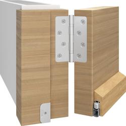 Athmer Türabsenkdichtung, 805mm, Schall-Ex® Applic T, eloxiert verdeckt verschraubt, B 14,5mm, H 46mm, Hub 5mm, Hub max. 11mm, Bandseite, einseitig, Holz (mit Zubehör 5126) Nr. 1-659-0805