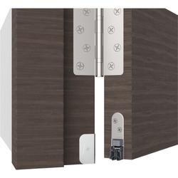 Athmer Türabsenkdichtung, 958mm, Schall-Ex® WS BD, eloxiert zum Einnuten, B 19,7mm, H 30mm, Hub 12mm, zweiseitig, ALU (mit Zubehör 5600) Nr. 1-522-0960