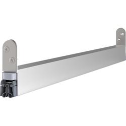 Athmer Türabsenkdichtung, 708mm, Schall-Ex® WS, eloxiert zum Einnuten, B 19,7mm, H 30mm, Hub 12mm, einseitig, ALU (mit Zubehör 5610) Nr. 1-529-0710