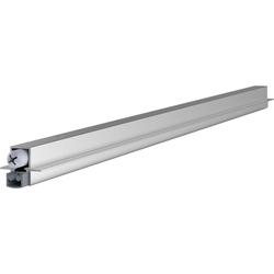 Athmer Türabsenkdichtung, 708mm, Unidicht S-12, eloxiert zum Einnuten, B 24mm, H 20,3mm, Hub 6mm, einseitig, Bandseite, ALU (mit Zubehör 5503) Nr. 1-374-0710