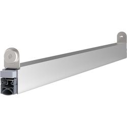 Athmer OT-Schiebetürdichtung, Schall-Ex® Slide&Lock M-20 WS L 708mm, eloxiert zum Einnuten, B 19,7mm, H 30mm, Hub 12mm, einseitig, Schlossseite, ALU (mit Zubehör 5103) Nr. 1-550-0710