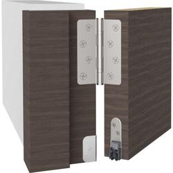 Athmer Türabsenkdichtung, 833mm, Schall-Ex® WS BD, eloxiert zum Einnuten, B 19,7mm, H 30mm, Hub 12mm, einseitig, ALU (mit Zubehör 5610) Nr. 1-521-0835