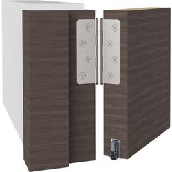 Athmer Türabsenkdichtung, 710mm, Schall-Ex® L-15/30 OS, klipsbarer Gleitauslöser, eloxiert zum Einnuten, B 14,8mm, H 30mm, Hub 20mm, einseitig, ALU Nr. 1-881-0710