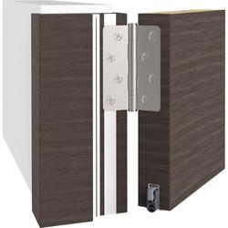 Athmer Türabsenkdichtung, 710mm, Schall-Ex® L-15/30 OS, klipsbarer Gleitauslöser, eloxiert zum Einnuten, B 14,8mm, H 30mm, Hub 20mm, einseitig, ALU Nr. 1-881-0710