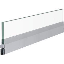 Athmer OT-Schiebetürdichtung, Schall-Ex® Slide GS-H8 L 1208mm, silberfarbig eloxiert zum Kleben, B 12,6mm, H 32mm, Hub 11mm, einseitig, Schlossseite, ALU (mit Zubehör 5115) Nr. 1-578-1210